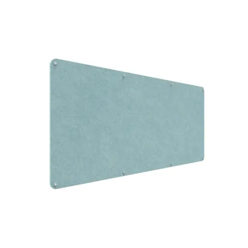Acouline frameless acoustic pinboard, 2100mm W x 900mm H, Stream