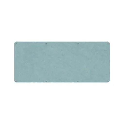 Acouline frameless acoustic pinboard, 2100mm W x 900mm H, Stream
