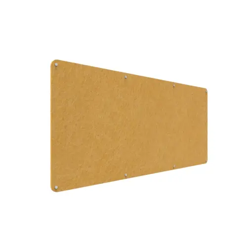 Acouline frameless acoustic pinboard, 2100mm W x 900mm H, Reed