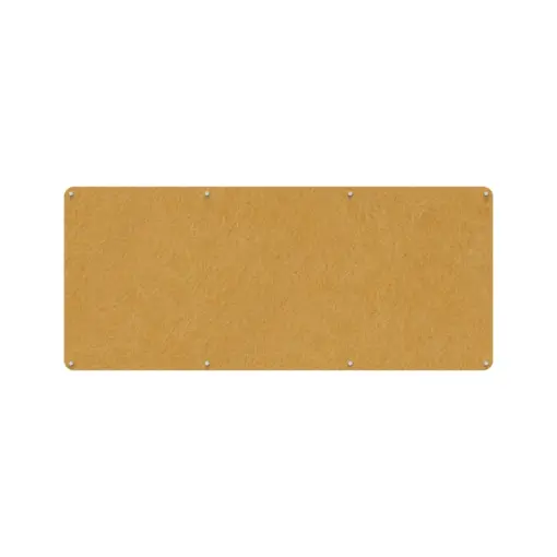 Acouline frameless acoustic pinboard, 2100mm W x 900mm H, Reed