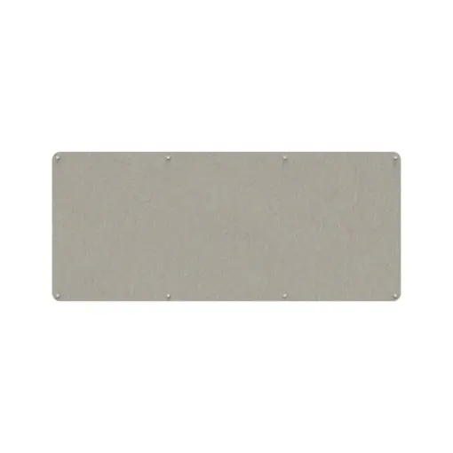 Acouline frameless acoustic pinboard, 2100mm W x 900mm H, Mist