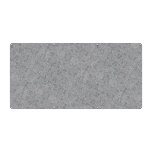 Acouline frameless acoustic pinboard, 2400mm W x 1200mm H, Flint
