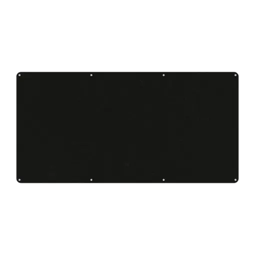 Acouline frameless acoustic pinboard, 2400mm W x 1200mm H, Coal