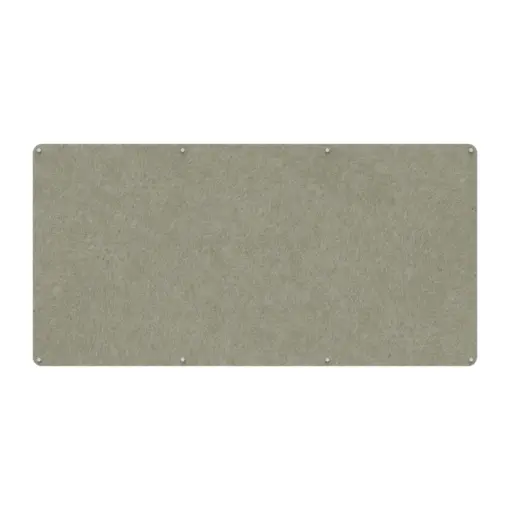 Acouline frameless acoustic pinboard, 2400mm W x 1200mm H, Moss