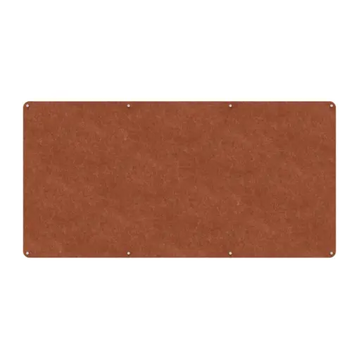 Acouline frameless acoustic pinboard, 2400mm W x 1200mm H, Ember