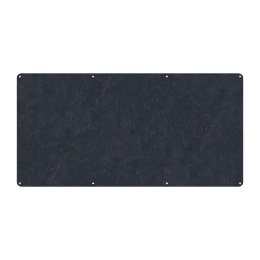 Acouline frameless acoustic pinboard, 2400mm W x 1200mm H, Lake