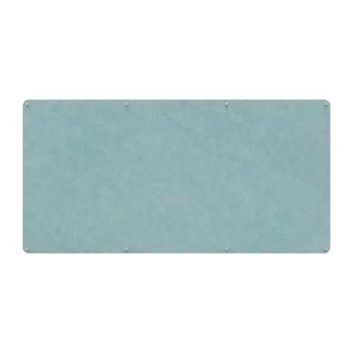 Acouline frameless acoustic pinboard, 2400mm W x 1200mm H, Stream