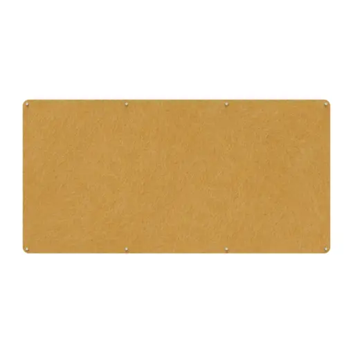Acouline frameless acoustic pinboard, 2400mm W x 1200mm H, Reed