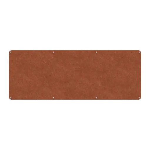 Acouline frameless acoustic pinboard, 2400mm W x 900mm H, Ember