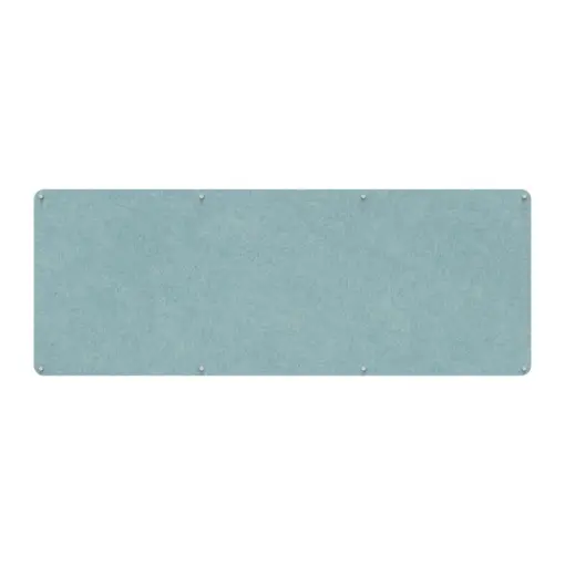 Acouline frameless acoustic pinboard, 2400mm W x 900mm H, Stream