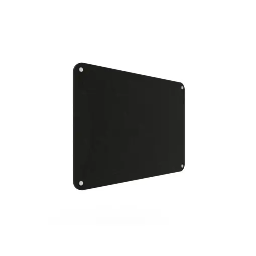 Acouline frameless acoustic pinboard, 900mm W x 600mm H, Coal