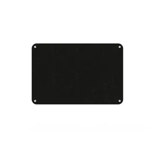 Acouline frameless acoustic pinboard, 900mm W x 600mm H, Coal