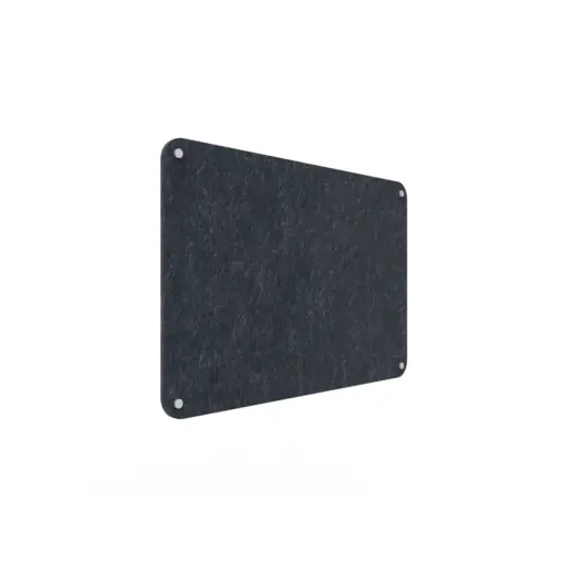 Acouline frameless acoustic pinboard, 900mm W x 600mm H, Lake
