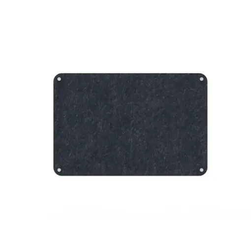 Acouline frameless acoustic pinboard, 900mm W x 600mm H, Lake