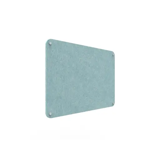 Acouline frameless acoustic pinboard, 900mm W x 600mm H, Stream