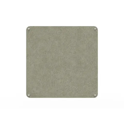 Acouline frameless acoustic pinboard, 900mm W x 900mm H, Moss