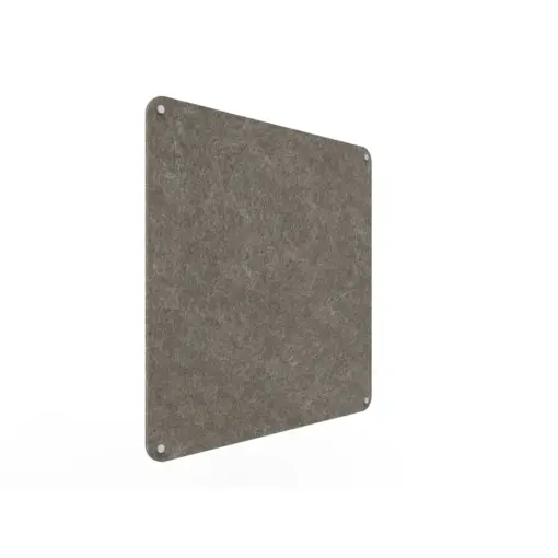 Acouline frameless acoustic pinboard, 900mm W x 900mm H, Drift