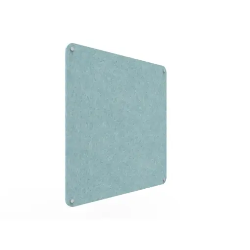 Acouline frameless acoustic pinboard, 900mm W x 900mm H, Stream