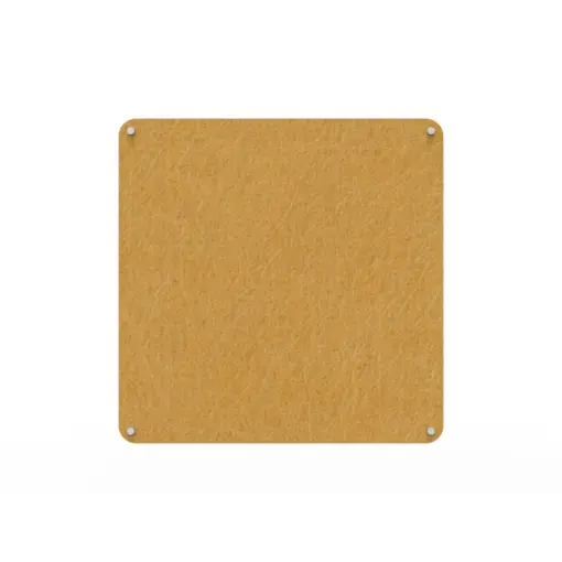 Acouline frameless acoustic pinboard, 900mm W x 900mm H, Reed